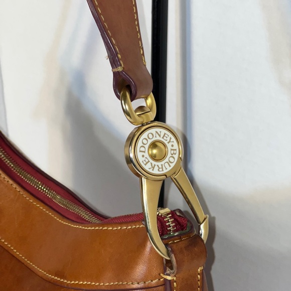 Vintage Dooney & Bourke 1975 Tan Leather Hobo Bag     RARE! - Picture 2 of 16